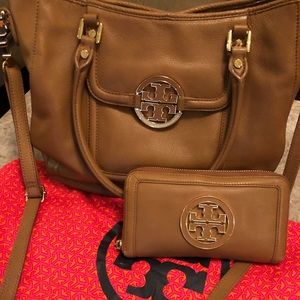 Tory Burch Amanda bag and Amanda wallet!!